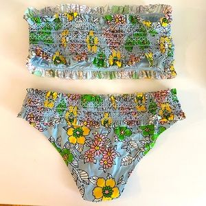 Tory Burch Costa Bandeau and Hipster Swimsuit
